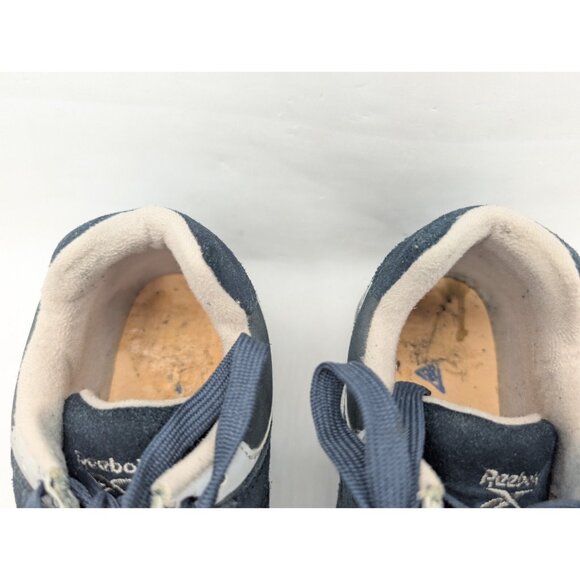 Reebok Athletic Safety Shoe Suede blue tone Women's Size 7.5 Mens 5.5 READ - Picture 11 of 16